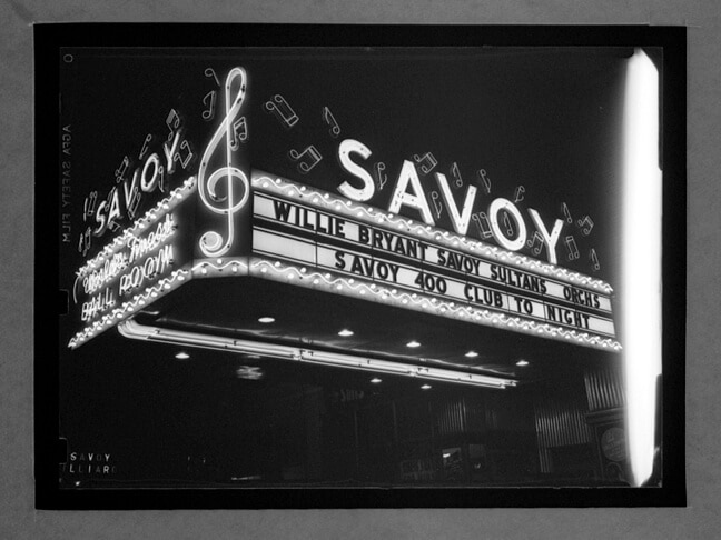 1937 Savoy Ballroom Marquee