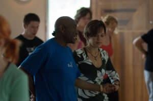 Frankie Manning teaching at Herrang Dance Camp